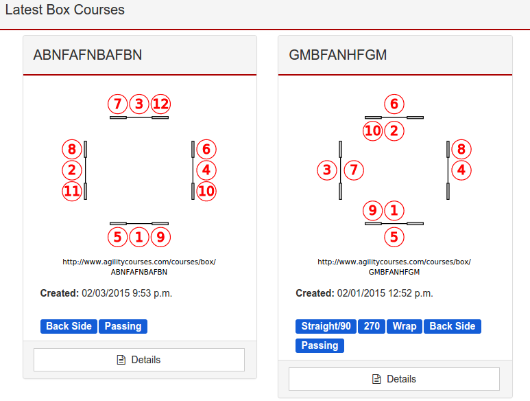 Latest courses view showin skills tags